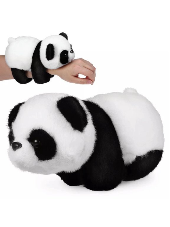 Plush Favors Jungle Themed Panda Slap Bracelet Snap Animal Child