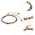 thumbnail image 1 of GKNET Prayer Beads Bracelet Bracelets Colorful Energy Stone Miss Women's, 1 of 9