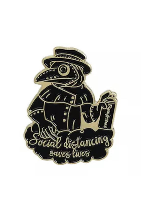 Punk Animal Test Enamel Pin Lapel Collar Pin Corsage Brooch Women Men Jewelry-46