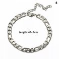 thumbnail image 1 of GKNET Punk Ankle Bracelet Stainless Steel For Women Men Beach Foot Delicate Jewelry Leg Chain-4, 1 of 9