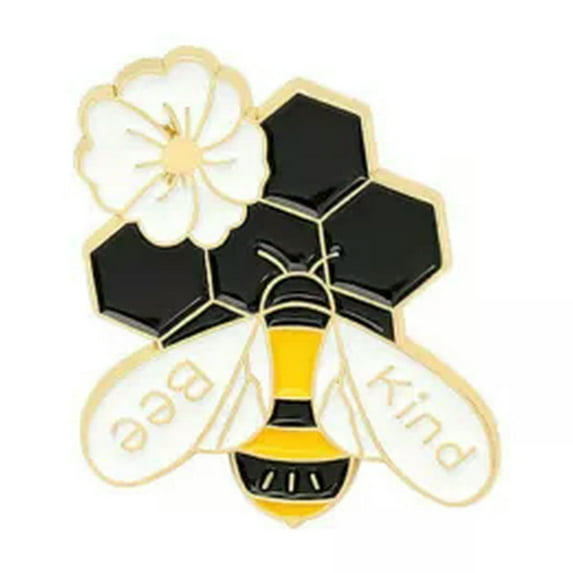 GKNET Punk Halloween Enamel Brooch Pins Shirt Collar Lapel Pin Necktie Clip Gift Bee~-Bee#3