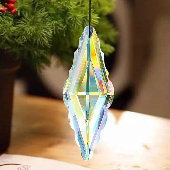 GKNET Rainbow Maker 120MM AB Aurora Lucky Glass Crystal Suncatcher Chandelier Pendant