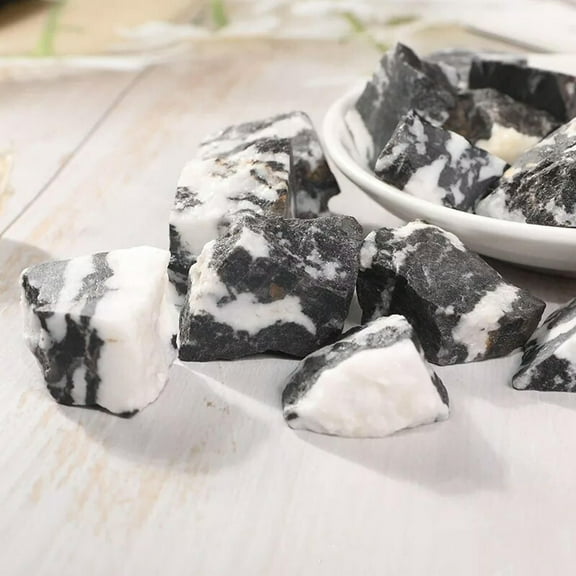 GKNET Raw Rough Large Zebra stone Quartz Crystal Mineral Rocks Chunks Specimens 1PC