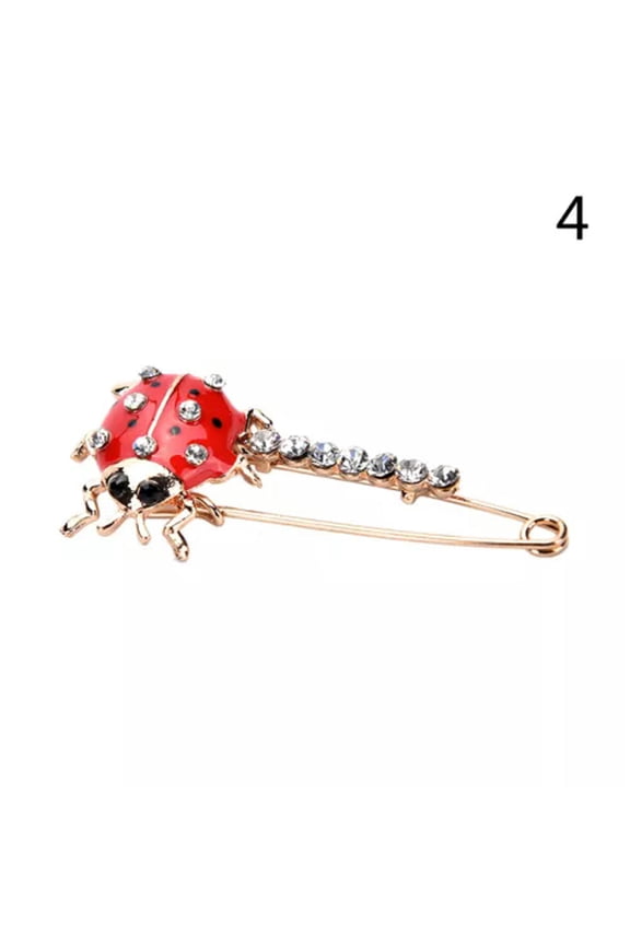 Red Ladybug Animal Enamel Design Brooch Pin Fashion Delicate Jewelry for Women _yi-4