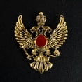 thumbnail image 1 of GKNET Retro Wing Metal Pin Vintage Eagle Badge Brooch Crown Lapel Pin Men Acc-Gold, 1 of 9