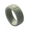 thumbnail image 1 of GKNET Silicone Wedding Engagement Ring Men Women Rubber Band Gym Sport Flexible —-light grey-9, 1 of 9