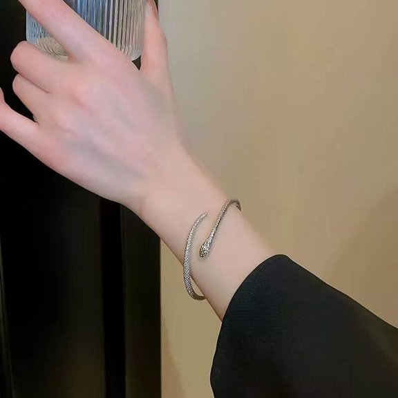 GKNET Snake Bracelets for Women Personality Fashion Simple Adjustable Bracelet Jew WY4