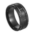 thumbnail image 1 of GKNET Stainless Steel Ring Titanium Ring Finger Ring Band Fashion Delicate Jewelry Men Rings-black-7, 1 of 9