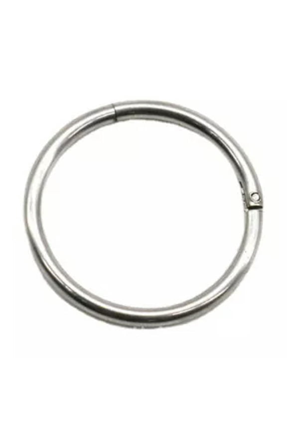 Piercing Septum Clicker Titanium Segment Ring Hinge Nose Lip Ear Body Delicate Jewelry -silver-1.2*8mm