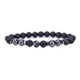 thumbnail image 1 of GKNET Unisex Magnetic Anklet Beads Hematite Stone Pain Relief Health Care Jewelr'wt-Gray, 1 of 9