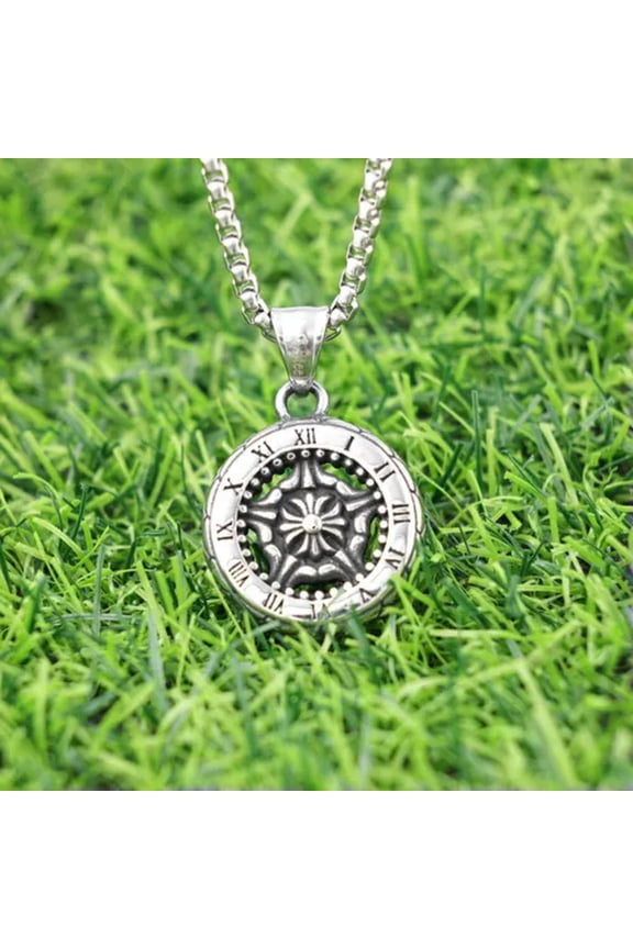 Vintage Bike Delicate Jewelry Hip Hop Fashion Car Wheel Pendant Necklace Chain