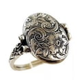 thumbnail image 1 of GKNET Vintage Flower Silver Rings Women Cubic Zirconia Delicate Jewelry Gift Size 6-10-#1-9, 1 of 5