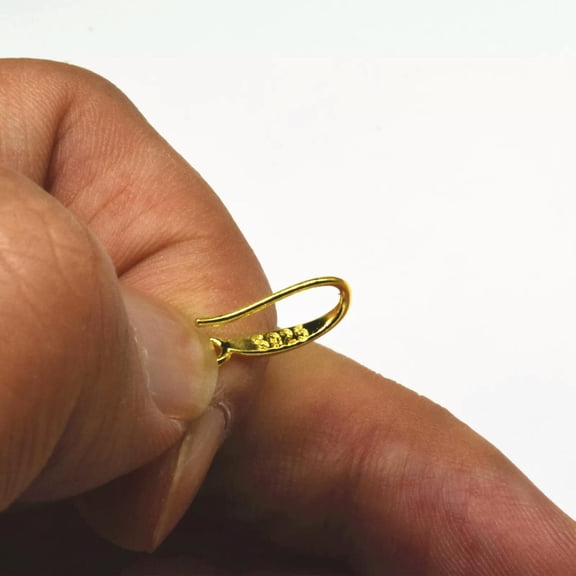 GKNET Wholesale Gold Plated DIY Ear Wire French Hook Making Findings Delicate Jewelry Supplies