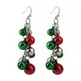 thumbnail image 1 of GKNET Women Fashion Christmas Jingle Bells Dangle Drop Earrings Delicate Jewelry Xmas Gifts, 1 of 7