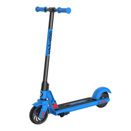 GKS Kids Teen Electric Scooter, 150W 6" Wheels 7.5mph Speed, Lightweight E-Scooter for Kid Ages 6-12 Unisex, Blue