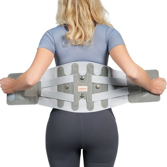 GKTG Back Brace for Lower Back Pain Relief with 3D Inflatable Lumbar Pad for Herniated Disc, Sciatica