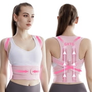 GKTG Back Support for Men and Women, Upper Back Pain Relief, Improve Posture, Correct Hunchback, Slouching, Kyphosis