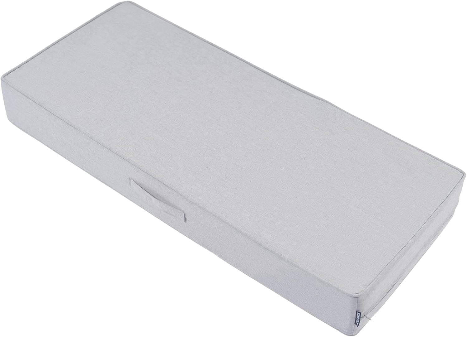 GKTG Outdoor Lounge Chair Cushion, 36" x 18" Gray Water-Resistant, Weather and Fade Resistant, Thickened Seat Pad with Handle and Adjustable Strap