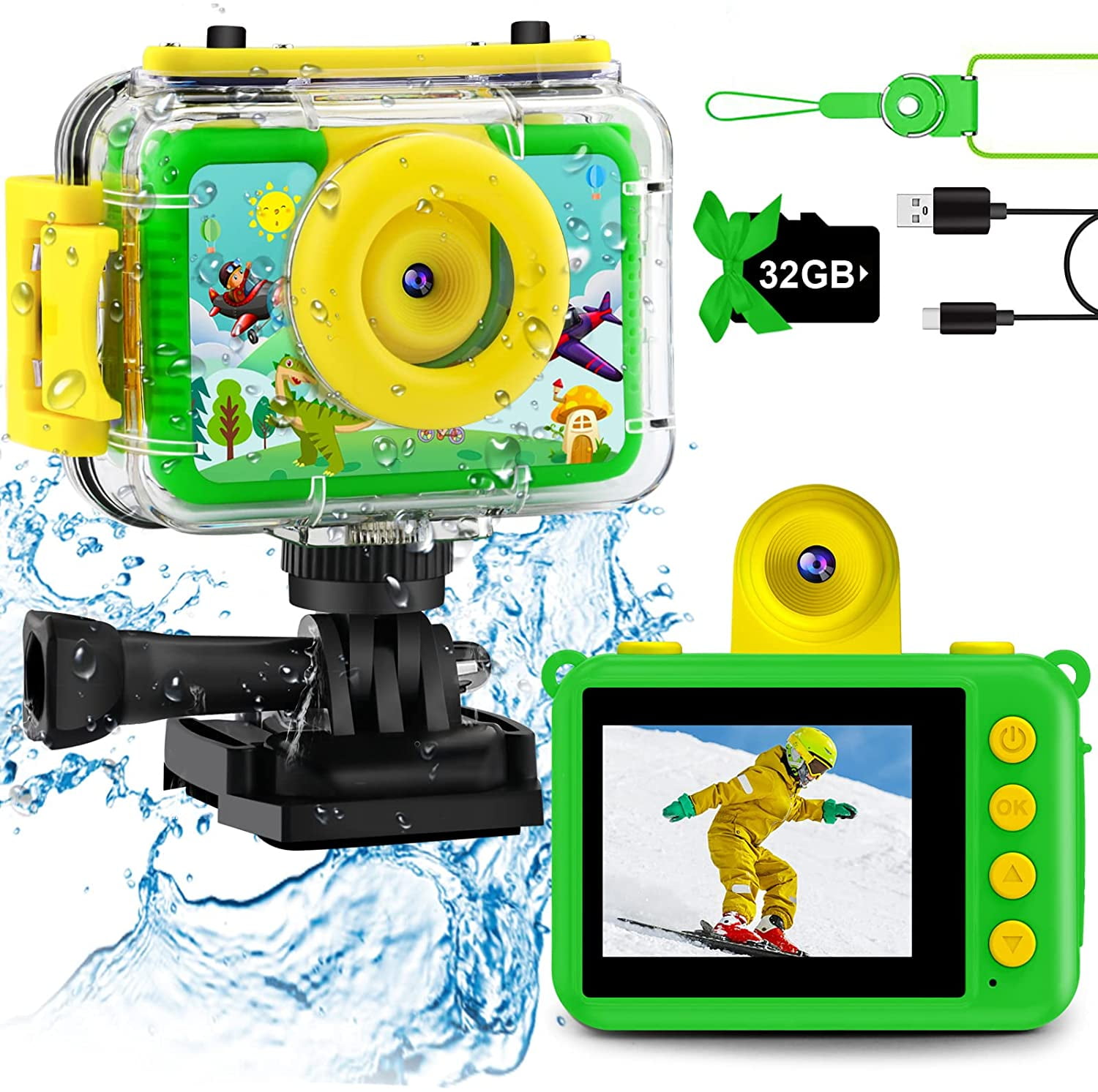 Kids waterproof camera discount