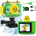 thumbnail image 1 of GKTZ Waterproof Kids Camera 180° Rotatable Digital Toys Camera 20MP Unisex Gift, 1 of 8