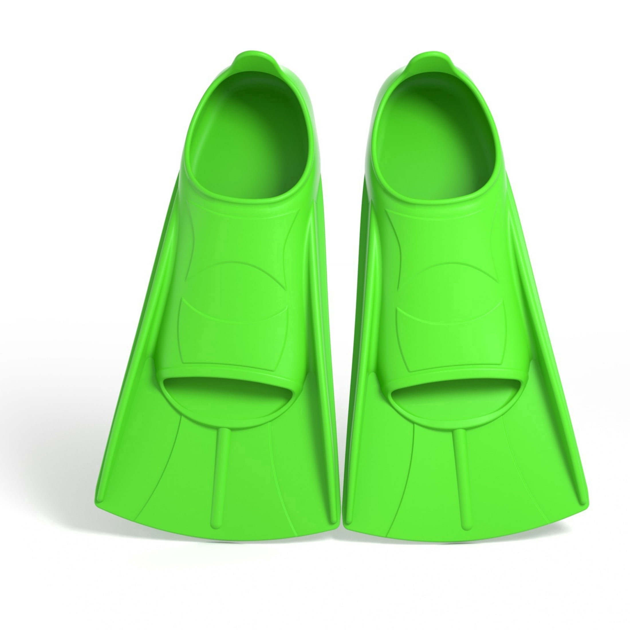 GKV Kids & Adults Silicone Full Foot Swim Fins – Compact Travel ...