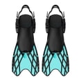 thumbnail image 1 of GKV Men & Women's Travel Size Short Blade Swim Fins – Lightweight Adjustable Buckle Snorkeling Fins, Adult Diving Flippers, 1 of 7