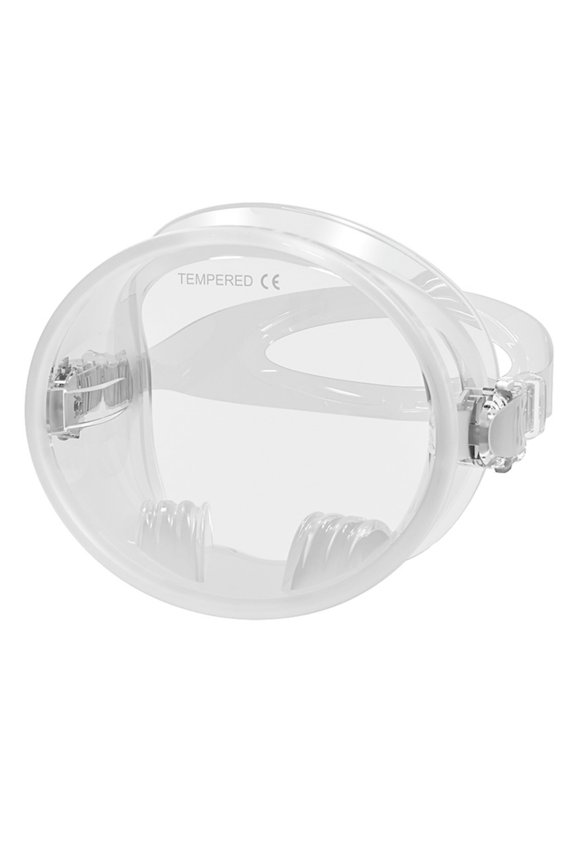 Oval Spearfishing Dive Mask – Classic Retro-Style Low Volume Freediving Mask with Panoramic Wide View, Tempered Glass Lens & Leakproof Silicone Skirt