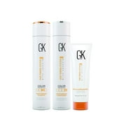 GKhair Global Keratin GK Hair Moisturizing Shampoo & Conditioner 300ml - ThermalStyleHer - 100ml3.4oz Heat Styling Protection Anti Frizz Hair