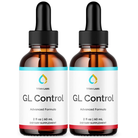 GL Control Advanced Formula Drops Blood Balance Support Supplement GLControl 60 Servings