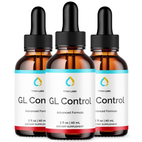 GL Control Advanced Formula Drops Blood Balance Support Supplement GLControl 90 Servings