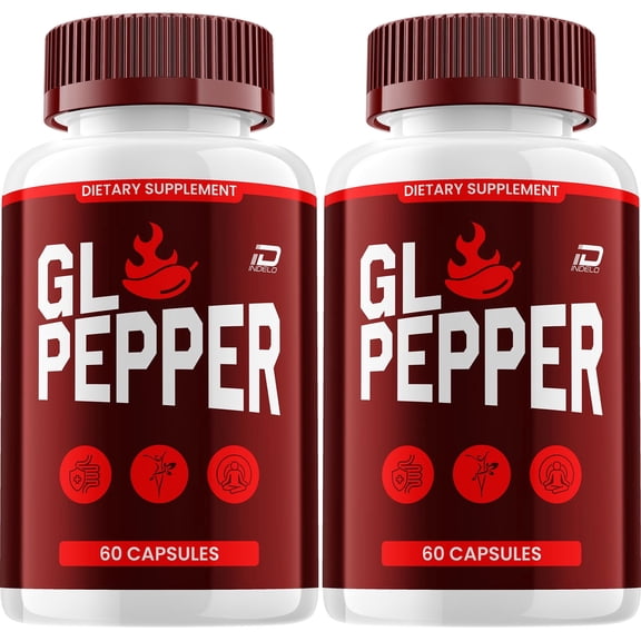 GL Pepper Keto Capsules  GLPepper Advanced Formula, Maximum Strength, 2 Pack, 120 Capsules