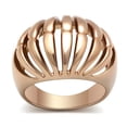 thumbnail image 1 of IP Rose Gold(Ion Plating) Brass Ring with No Stone for Women Style GL162, 1 of 4
