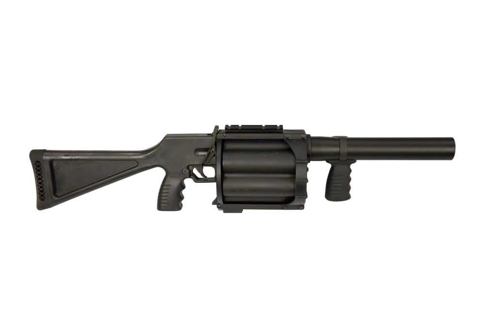 GL6 40mm grenade launcher Canvas Art - Andrew ChittockStocktrek Images (35 x 23)