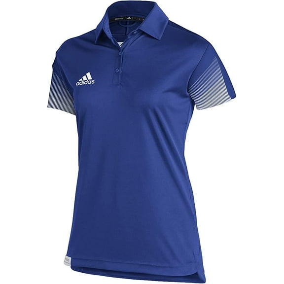 GL7872 Adidas Sideline 21 Primeblue Polo Women's Multi-Sport Royal Blue/White L