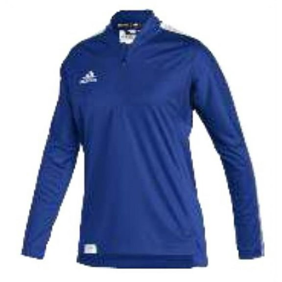 GL7904 Adidas Sideline 21 Long Sleeve 1/4 Zip Knit Jacket Royal Blue/White M