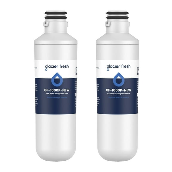 GLACIER FRESH LT1000PC Replacement Water Filter, Compatible with LT1000PC/PCS, LT1000PC, LT-1000PC, MDJ64844601, ADQ747935 ADQ74793504 Water Filter, 2 Pack