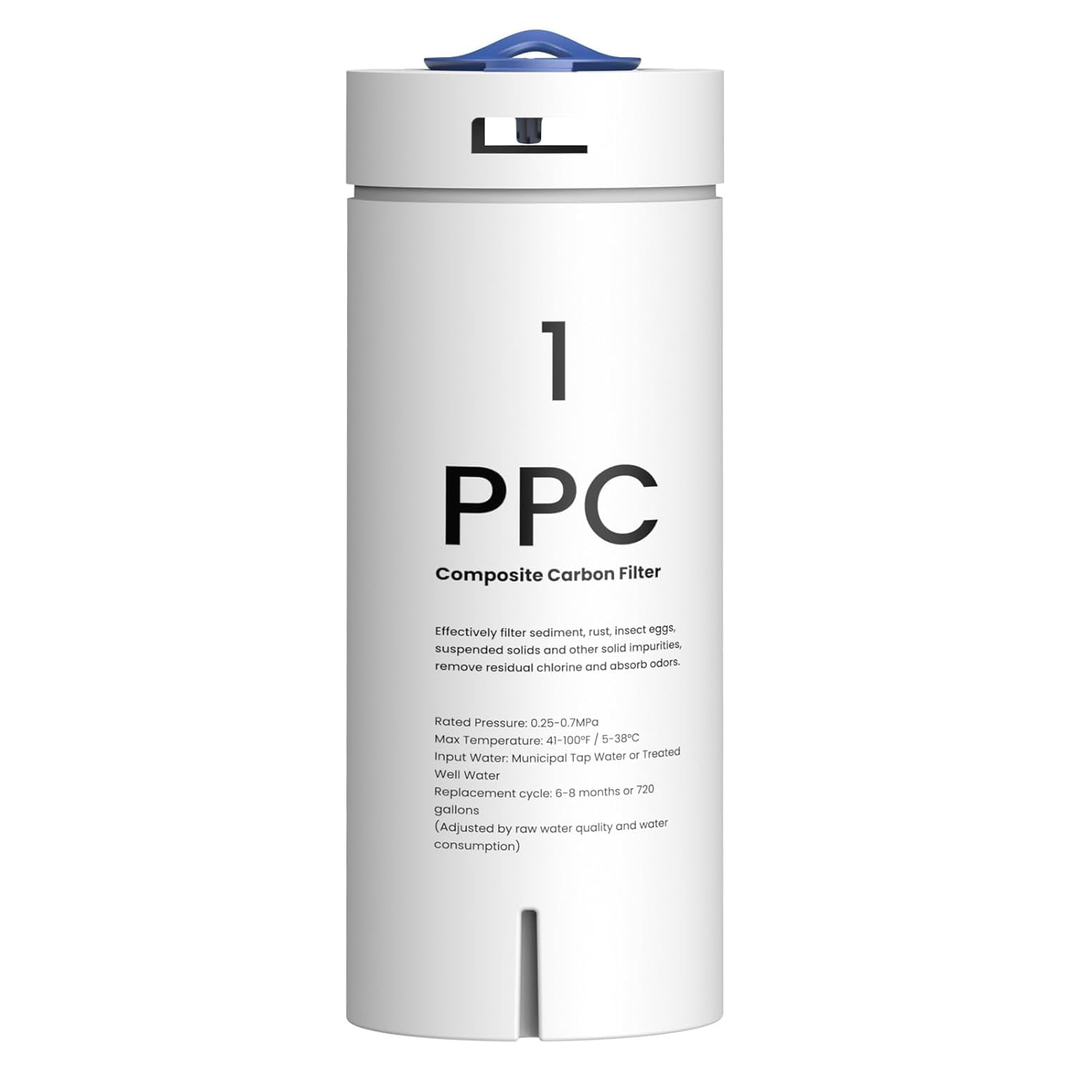 GLACIER FRESH PPC Filter Replacement for GFU03 Reverse Osmosis System