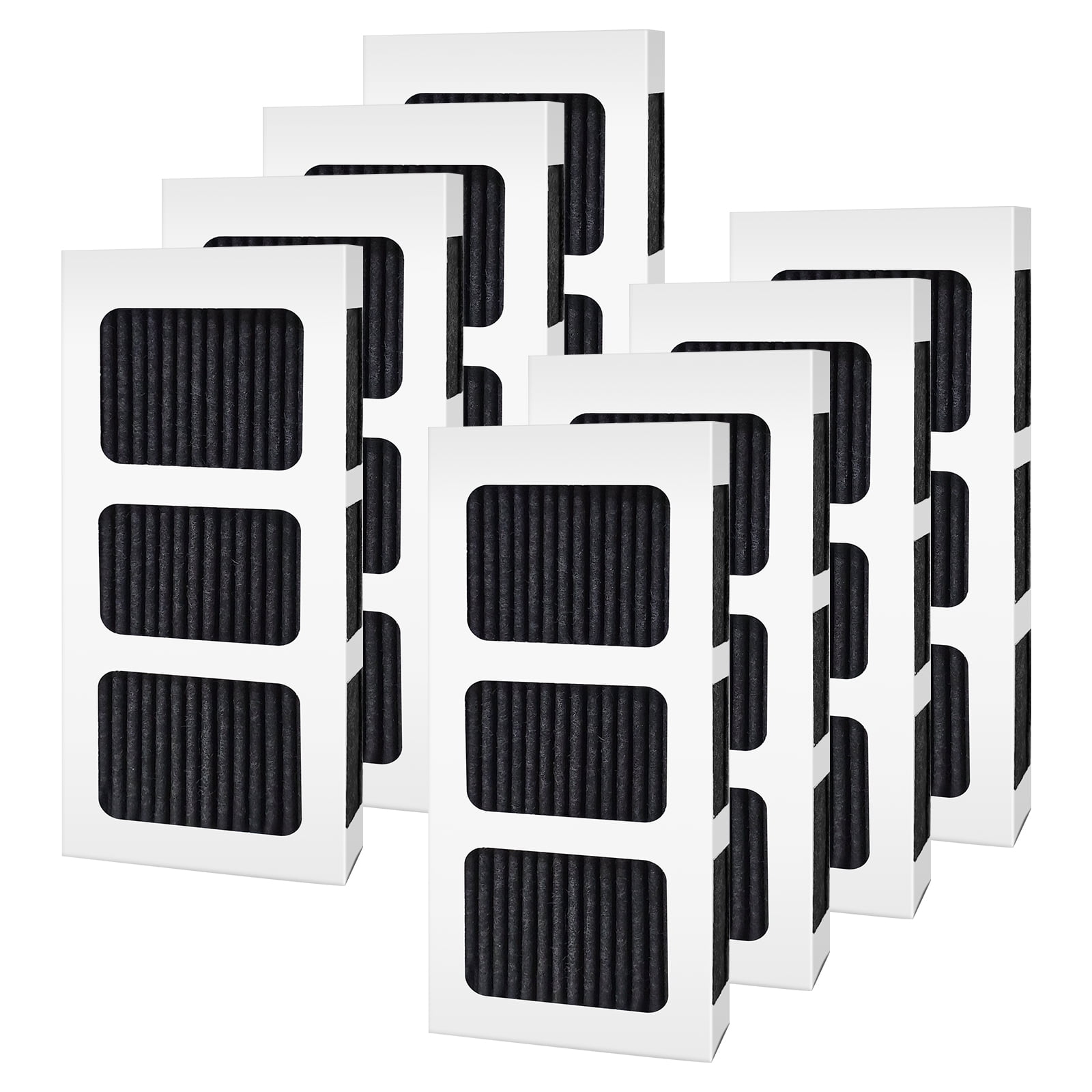 GLACIER FRESH Replacement for Frigidaire Refrigerator Air Filter, Compatible with PAULTRA2, Pureair Ultra 2, Pure Air Ultra 2, Pureair Ultra ii, Electrolux 242047805, 5303918847, EAP12364179(8 Pack)