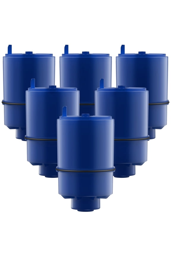 Replacement for PUR Water Filter Faucet, Replacement for RF-9999 and RF-3375, Compatible with All Pur Faucet Mount Filtration Systems (Pack of 6)