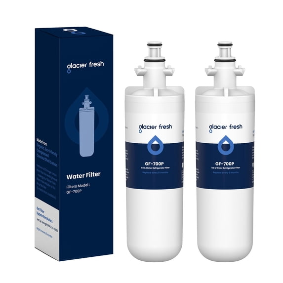 GLACIER FRESH Replacement Water Filter for LT700PC, ADQ36006101, RWF1200A, 2 Pack
