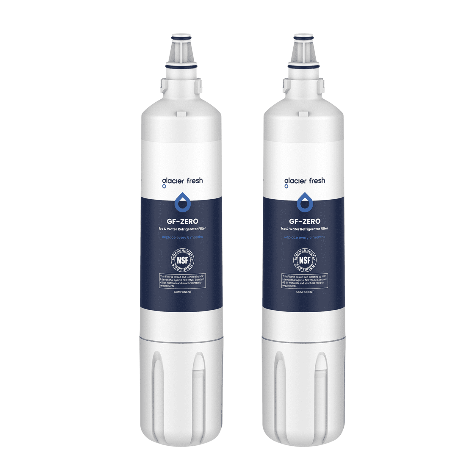 GLACIER FRESH Water Filter Replacement for Sub-Zero 4204490, 4290510, 9030868 Refrigerator Water Filter, 2 Pack