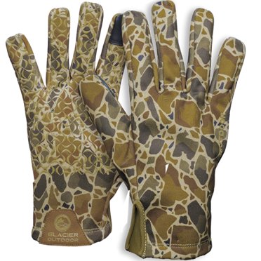 Realtree Edge Men's Foam Fit Stretch Fabric Gloves - Lightweight & Non-Slip (M-L/XL)