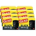thumbnail image 1 of GLAD Giant Black Garbage Bags, 184 Litres - 40 Bags (8/Case), 1 of 6