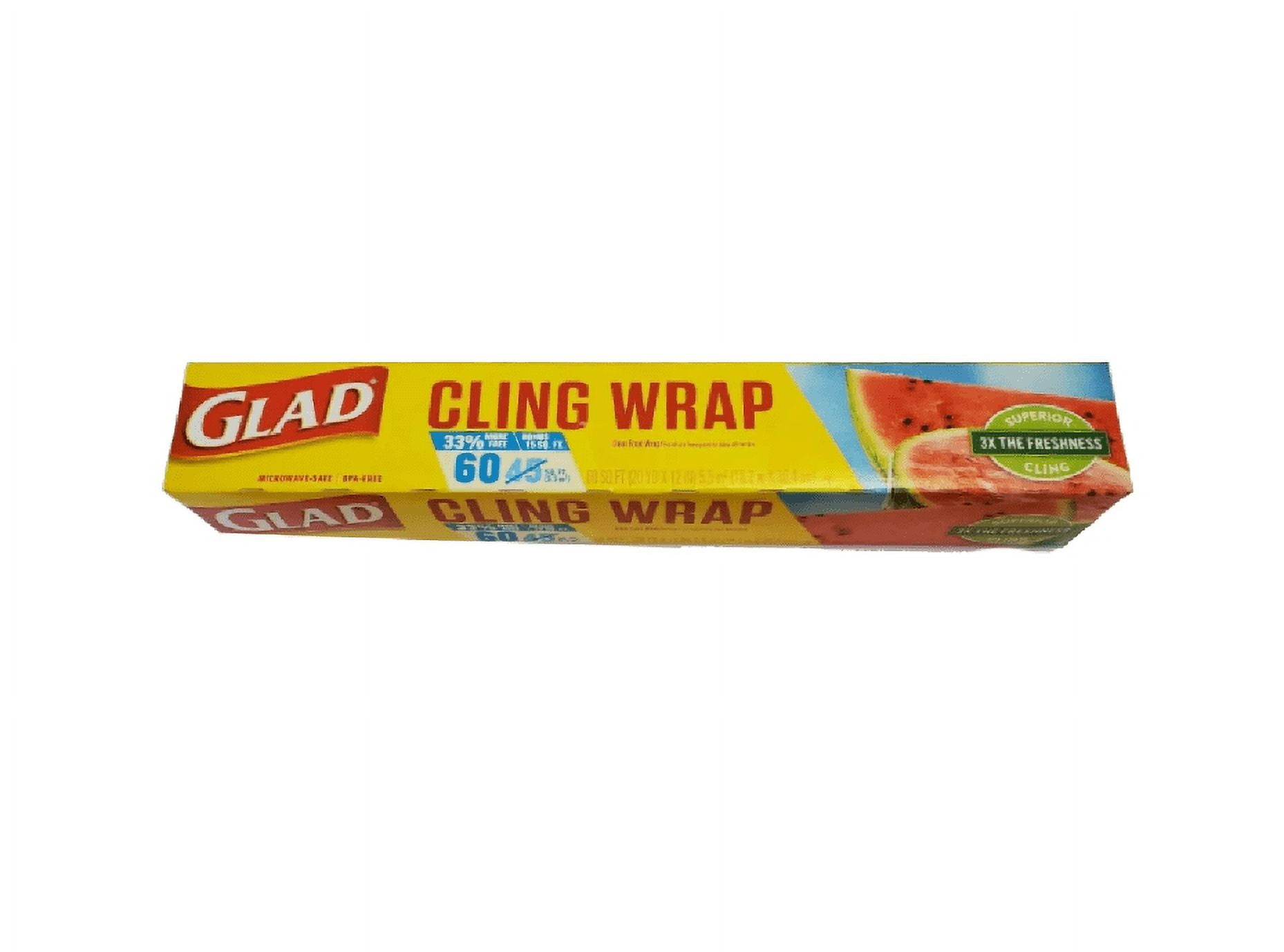 GLAD cling seal wrap clear