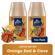 Glade® Automatic Spray Air Freshener Refill, Christmas Holiday Orange Zest & Clove, 6.2oz., 2 Count