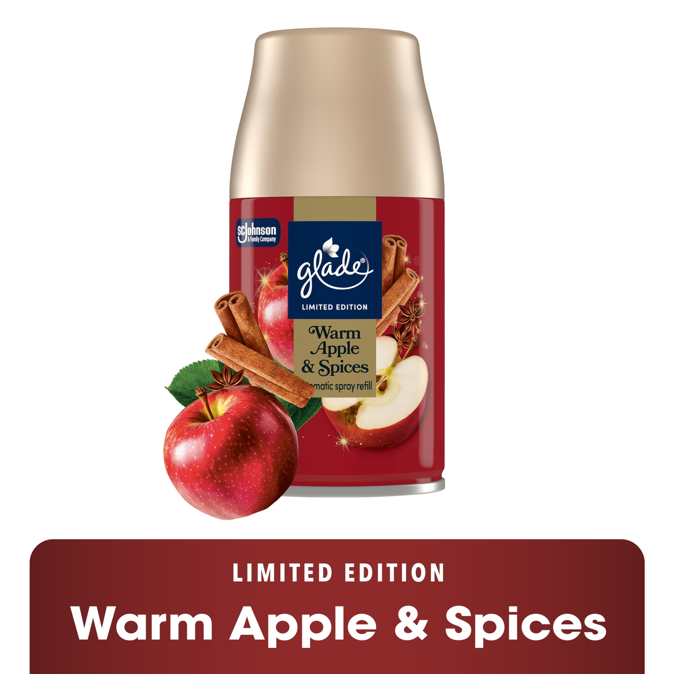Glade® Automatic Spray Air Freshener Refill, Warm Apple