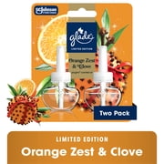 Glade  PlugIns  Refills Air Freshener, Orange Zest & Clove, 1.34oz., 2 Count