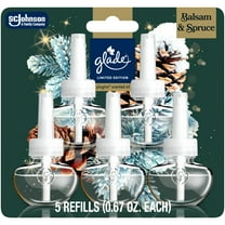 Glade® PlugIns® Refills Air Freshener, Christmas Holiday Balsam & Spruce, 3.35oz., 5 Count