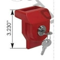 thumbnail image 1 of GLADHAND LOCK KEYED ALIKE (ALUMINUM RED GLADHAND LOCK), 1 of 1