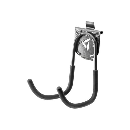 GLADIATOR GAWUXXBHRH Hook, 50 lb, Steel, Granite, Powder-Coated
